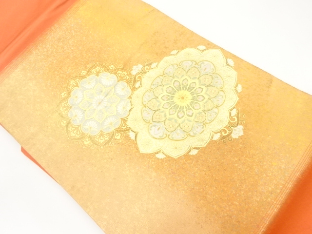 金彩華文模様名古屋帯